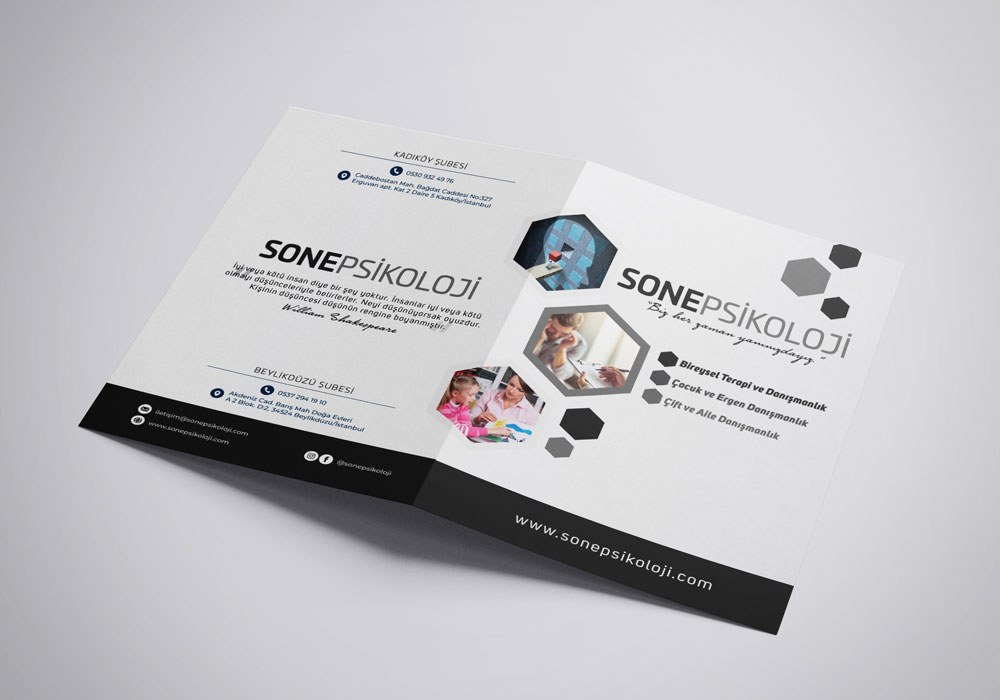 Sone Piskoloji A5 Broşür